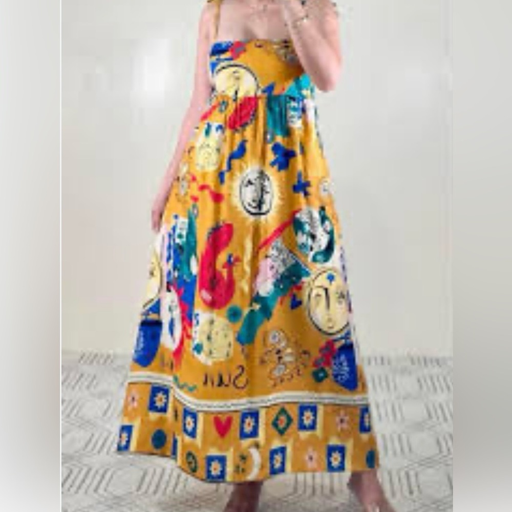 Colorful Midi Dress